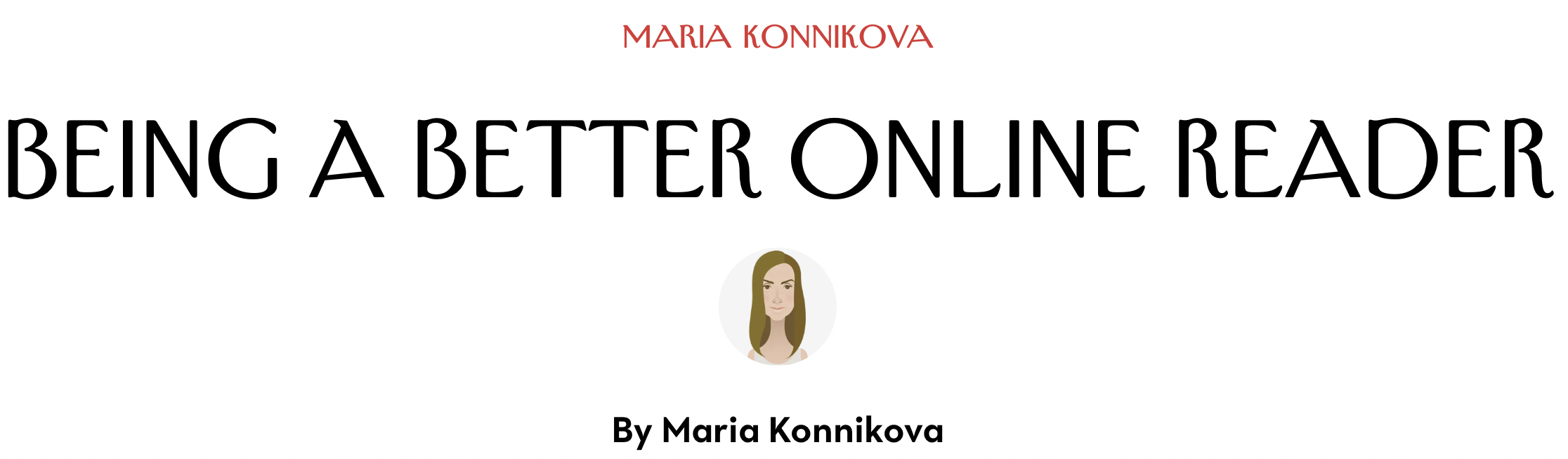 Konnikova New Yorker article